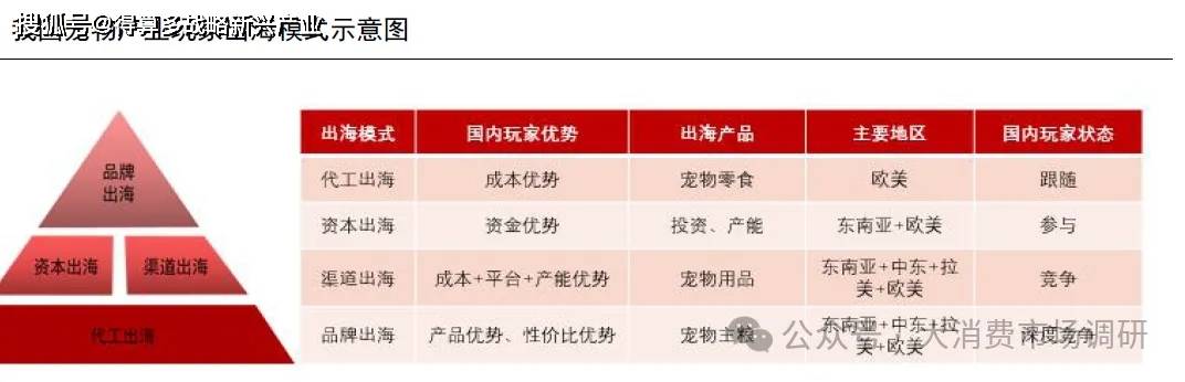 口市场的四种模式分析（30页报告）开元棋牌网站我国宠物产业开拓海外出(图4)